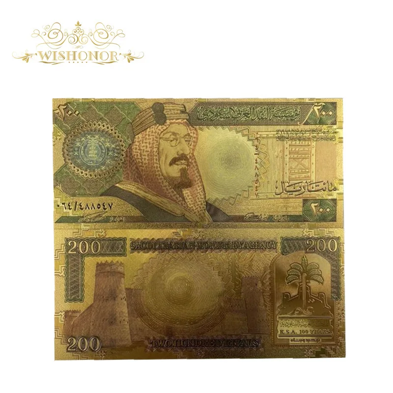 10vnt/daug Gražus, Saudo Arabija Banknotų 20 Arabų Banknotų į 24K Auksu Sąskaitas Už Namų Apdailos Ir Surinkimo Nuotrauka 0