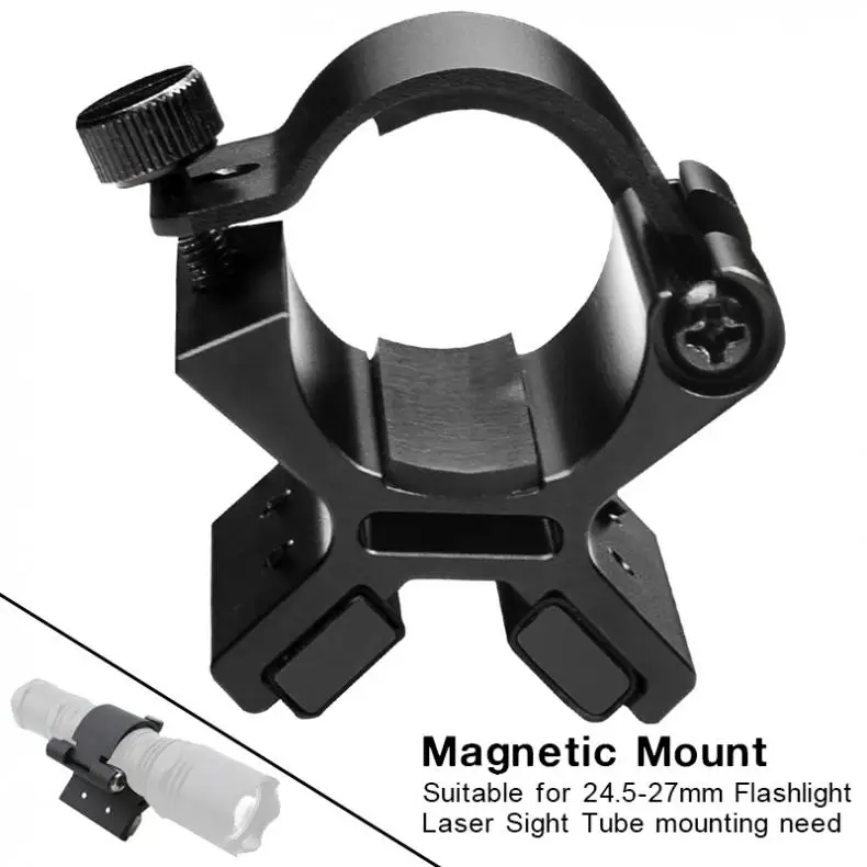 MX01 Žibintuvėlis Magnetinio Montavimo Laikiklis su Dviguba Magnetai 24-27mm Žibintuvėlis Dim Asortimentą Asamblėjos Žibintuvėlis Nuotrauka 3