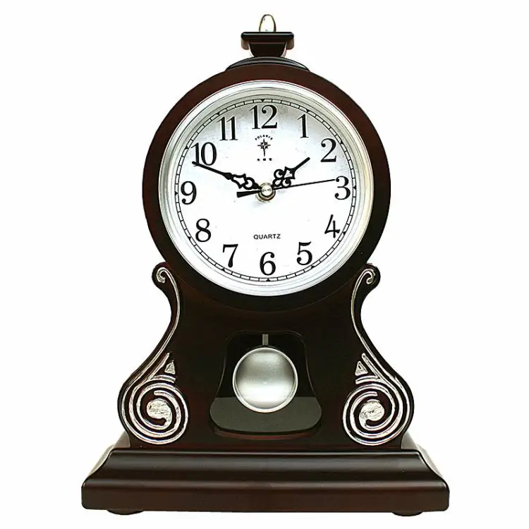 Šiaurės Retro Stalo Laikrodis Silent Švytuoklės Didelio Stalo Laikrodis American Vintage Miegamojo Lovos Stalinis Laikrodis Kambarį Dovanų Idėjos Nuotrauka 3