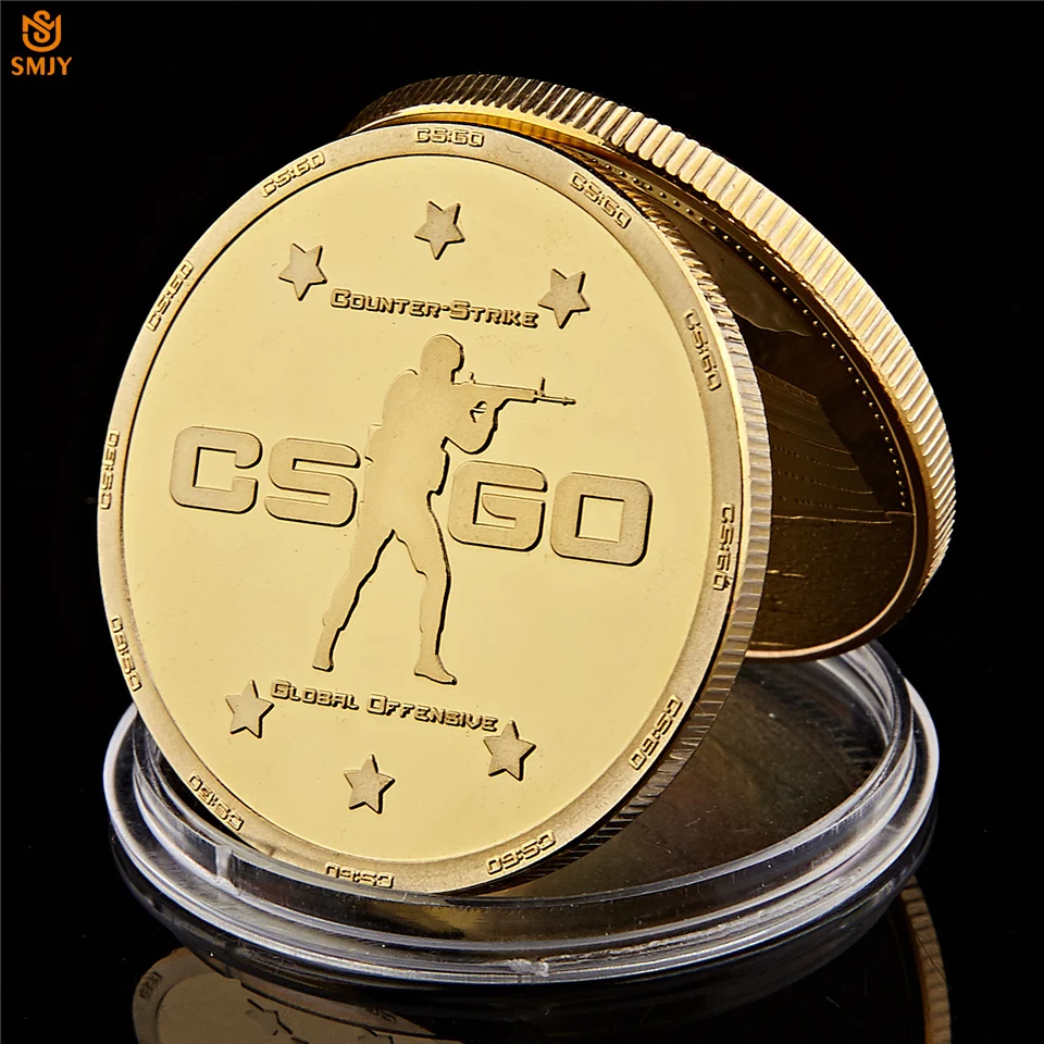 CS GO, Counter-Strike Edition Klasikinis Šaudymo Žaidimas Aukso Proginių Monetų Kolekcija Nuotrauka 4
