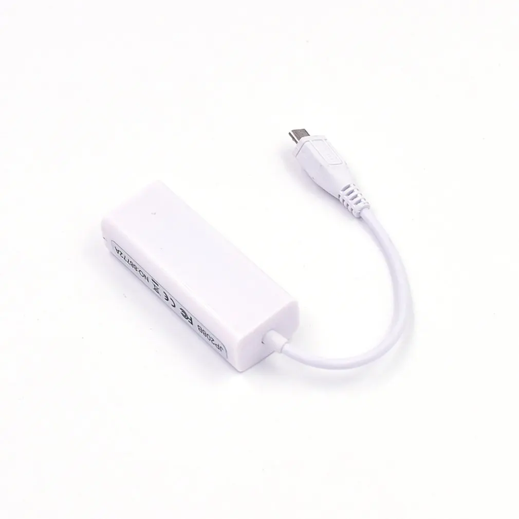 Micro USB, Ethernet Kabelis Sąsaja Ethernet Adapter OTG Laidinio Interneto Android Tablet PC Tinklo plokštė Nuotrauka 4