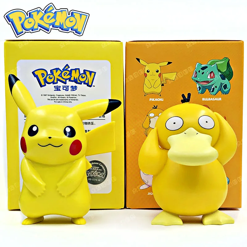 Originali Pokemon 7-8cm PVC Pikachu Psyduck Squirtle Charmander Jigglypuff Veiksmų Skaičius, Modelį, Žaislai, Dovanos Vaikams Nuotrauka 4