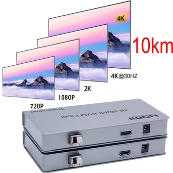 10km 4K HDMI KVM Pluošto Extender 