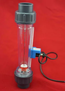 LZS-25A Dujotiekio plastikinis vamzdelis vandens rotameter su srauto signalo swith apatinės ribos(pagal nutylėjimą) arba viršutinės ribos