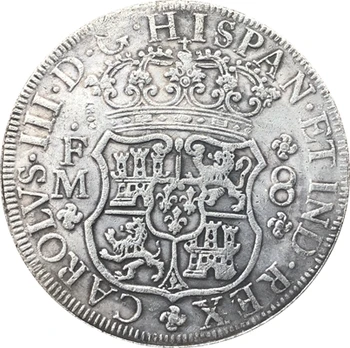 1770 Meksika MF 8 REALES MONETOS KOPIJA