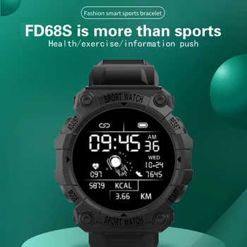 FD68S Sporto Smart Watch Širdies ritmo Miego Būsenos Žingsnis Skaičiavimo Kūno Stebėjimo Fotografuoti Ir filmuoti Sporto Apyrankė