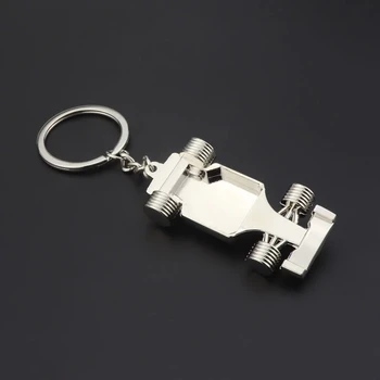 3D F1 lenktynių automobilio pultelio klavišą žiedas automobilių stiliaus key chain raktų pakabukas kūrybos portachiavi chaveiro llaveros hombre maišelį, žavesio
