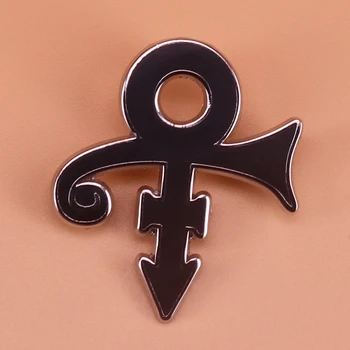 Princas pin biseksualų simbolis sagė gerbėjai duoklė atminimo ženklelis meno, muzikos papuošalai marškinėliai striukė priedai juoda