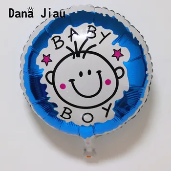 18 Colių berniukas baby shower gimtadieniu, apdailos saldus 100days šalies oro Balionų šventė Aliuminio Pripučiami Folija Kamuolys