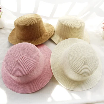 MATTYDOLIE Didmeninė šiaudų skrybėlę šviesos versija nespalvoti vasaros sulankstomas skėtį nuo saulės platus pusėje flat top paplūdimio skrybėlę, moterų, vyrų, saulės, skrybėlę