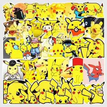 10/30/50PCS 7style Pokemon Pikachu Japonija, Anime, Lipdukai, Nešiojamas Riedlentė Telefono Macbook Lagaminą Mielas Vaikas Žaislas-Geriausia Dovana