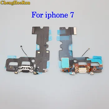 ChengHaoRan USB Įkroviklis Mic Doko Jungtis Įkrovimo Flex Cable For iPhone 
