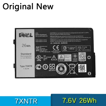 NAUJAS Originalus 7XNTR Nešiojamas Baterija Dell Latitude 12 7202 Tvirtas Tablet 7.6 V 26Wh