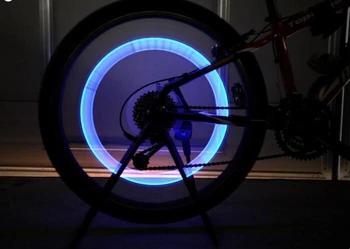 10 vnt Dviratį, Automobilį, Motociklą Dviračių Padangos ventilio Dangtelį Rato stipinai LED Žibintai, be baterijos naujos