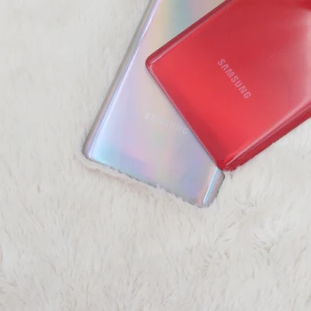 Atgal Baterijos Dangtelis Skirtas Samsung Galaxy Note, 10 Lite Galinių Durelių Būsto Pakeitimo Atveju Skydelio Remontas, Dalys Su Fotoaparato Objektyvas + Logo