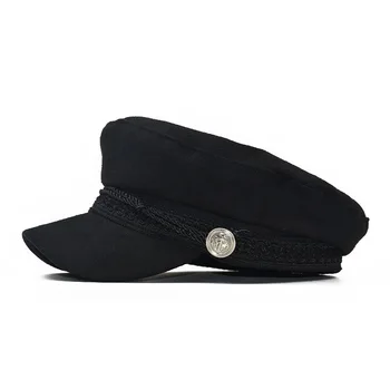 Pavasario Bžūp Rudens Mados Moterų Vilnos Skrybėlę Britų Stiliaus Šiltą Šviesą Newsboy Kepurės Karinės Aštuoniakampis Bžūp Moterų Kepurės Snapeliu