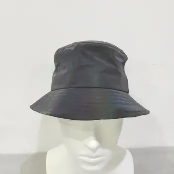 Bucket Hat Spalvinga Atspindintis Kepurės Vyrams, Moterims, Hip-Hop Bžūp Gatvės Mada, Punk Žvejys Kepurės Panama Gorro Gorras Casquette
