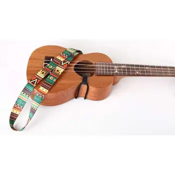 Reguliuojamas Nailono Spalvinga Ryškus Spausdinimo Havajų Stiliaus Diržas Diržas, Diržas Su Kabliu Havajų Gitara Priedai 80 Cm