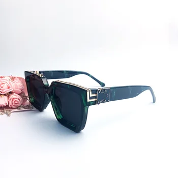 2022 Aikštė Akiniai nuo saulės Moterims, Vyrų Mados, Prabangos Prekės Sunglass Moterų gafas de sol okulary UV400 Derliaus Negabaritinių Saulės Akiniai