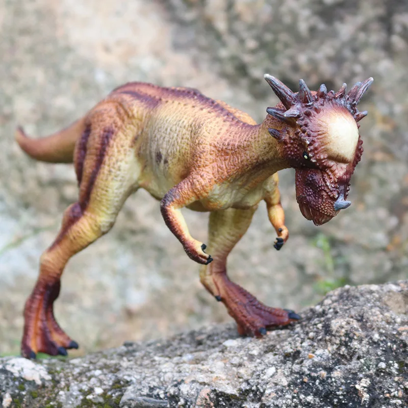 NAUJAS Modeliavimo Laukinių Tikroviška Modeliai Pachycephalosaurus Dinozaurų Veiksmų Skaičiai Ankstyvojo lavinimo žaislai vaikams Kalėdų Dovana Nuotrauka 0