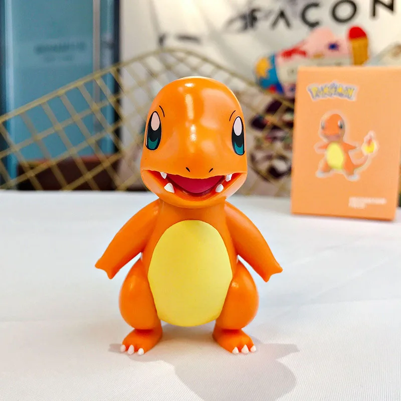 Originali Pokemon 7-8cm PVC Pikachu Psyduck Squirtle Charmander Jigglypuff Veiksmų Skaičius, Modelį, Žaislai, Dovanos Vaikams Nuotrauka 0