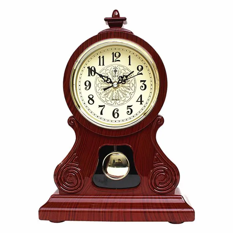 Šiaurės Retro Stalo Laikrodis Silent Švytuoklės Didelio Stalo Laikrodis American Vintage Miegamojo Lovos Stalinis Laikrodis Kambarį Dovanų Idėjos Nuotrauka 0