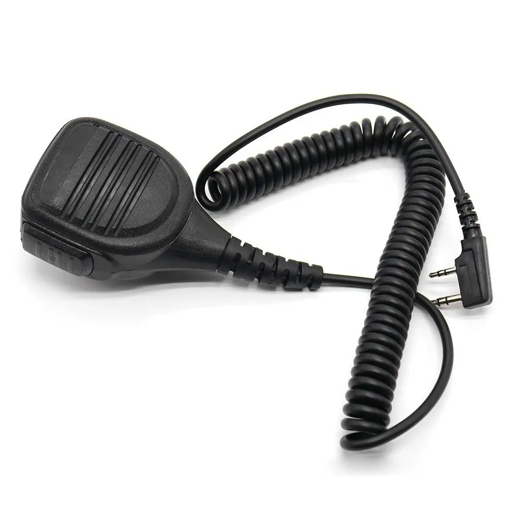2-Pin TR Mikrofonas Rainproof Peties Garsiakalbis dvikrypčio Radijo ryšio Walkie-Talkie UV-5R BF-888S Kenwood TYT Radioddity GD-77 Nuotrauka 1