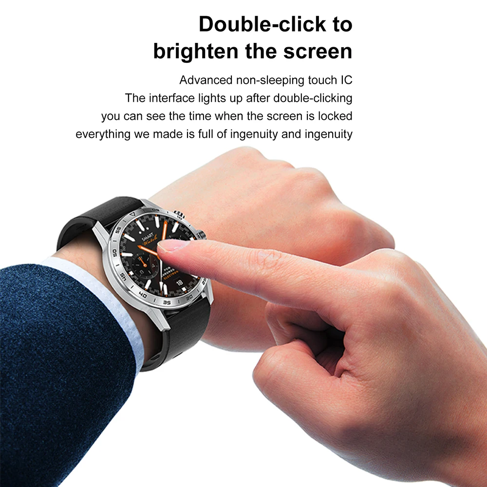 2022 Naujas KK70 Smart Watch Vyrų 454*454 HD Ekranas, Belaidis Krovimas EKG Vandeniui Fitneso Apyrankę Smartwatch 