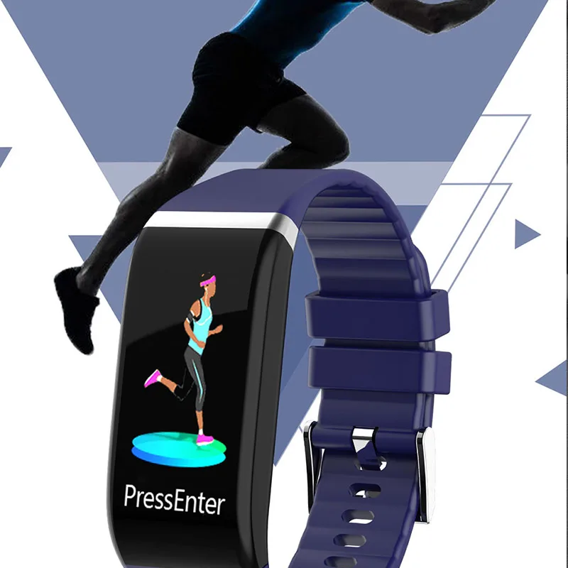 CHYCET 2021 Smart Watch Vyrų, Moterų Širdies ritmo Monitorius Kraujo Spaudimas Fitness Sport Tracker Smart Apyrankę, 