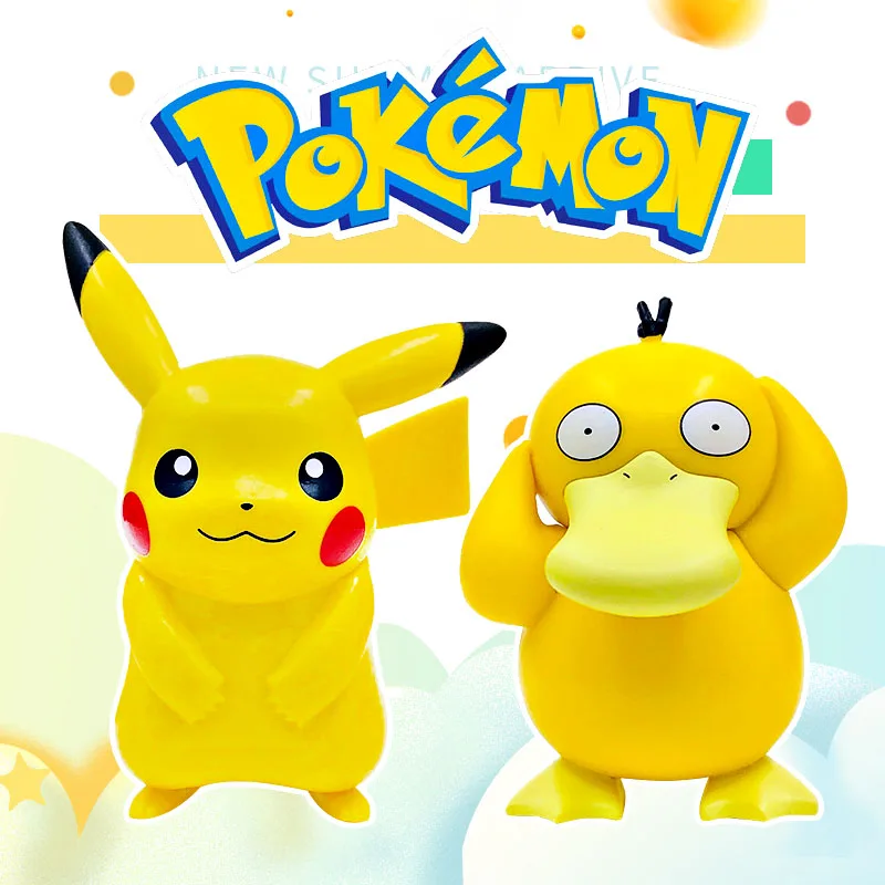 Originali Pokemon 7-8cm PVC Pikachu Psyduck Squirtle Charmander Jigglypuff Veiksmų Skaičius, Modelį, Žaislai, Dovanos Vaikams Nuotrauka 5