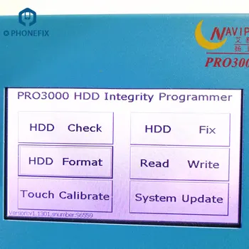 PHONEFIX Naviplus PRO3000S NAND Programuotojas Pro 3000S HDD Skaityti, Rašyti Klaidos Taisymo Įrankis iPhone 4 5 6 6P iPad 23456 Mini 1234
