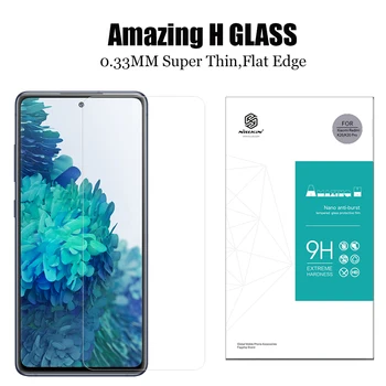 Nillkin Grūdintas Stiklas Samsung Galaxy S21 Plius S20 FE 2020 m. A72 A52 A42 A32 A12 5G 9H Visą Coverag Saugos Screen Protector
