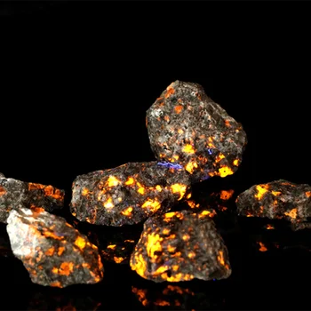 Natūralus Kristalinis Kvarcas Liepsna Yooperlite Stones100g Energijos Reiki Pavyzdys Akvariumas Namų Kambario Dekoro Priedai Akmuo