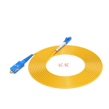 10vnt LC SC Singlemode Fiber Optic Patch Cable LC UPC 3.0 mm 9/125um FTTH Pluošto Pleistras Laidas Optinis