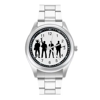 U2 Kvarcas Laikrodžio Stilingas Berniukai Riešo Žiūrėti Foto Plieno Sporto Mados Laikrodis