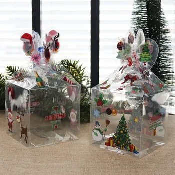 Linksmų Kalėdų Dovanų Maišeliai Santa Kraft Paper Bag Rankinė Krepšys Kalėdų Medžio briedžių Kalėdų Saldainių Dėžutės Naujųjų Metų 2021 Pakuotės Maišelis Dėžės