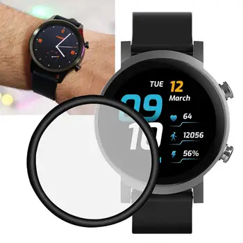 HD Kompozicinės Medžiagos Minkštas Apsauginės Plėvelės Ticwatch E3 3D Full Lenktas Dangtelio Ekrano apsaugos Tic Žiūrėti E3 Smartwatch