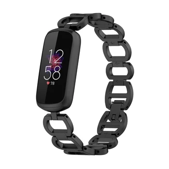 Naujos Žiūrėti Juostų Fitbit Luxe sporto žiūrėti Juosta, Nerūdijančio Plieno Metalo žiedelis Moterų Papuošalai Apyrankę, Fitbit Luxe intervalai