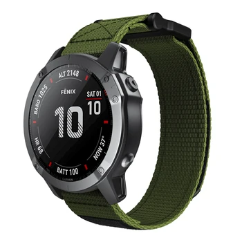 Smart Watch Band UltraFit Nailono Linijos Dirželiai Garmin Fenix 6 6X 5X Pro 5 Plius 3 3HR Pirmtakas 935 945 Greito Atleidimo Apyrankė