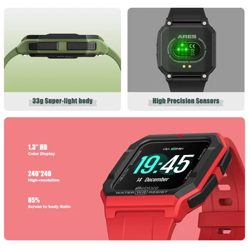 2021 Zeblaze Arų Širdies ritmo Stebėjimo Smartwatch Multi Žiūrėti Veidą 3 ATM 15 Dienų Baterija, 