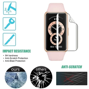 Minkštos TPU Aišku, Apsauginė Plėvelė Huawei Juosta 6 Smart Watch Ekrano apsaugos Huawei Juosta 6 pro NFC apsauginis Dangtis Filmai