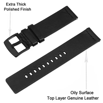 Natūralios Odos Greito Atleidimo Smartwatch Apyrankės Apyrankės Aksesuarai Xiaomi Huami Amazfit GTR 2/47mm/2e Laikrodžiai Grupė