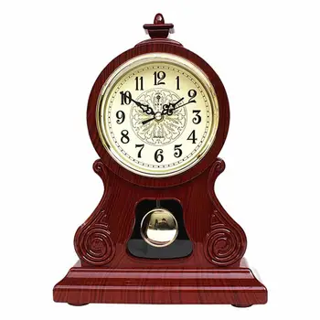 Šiaurės Retro Stalo Laikrodis Silent Švytuoklės Didelio Stalo Laikrodis American Vintage Miegamojo Lovos Stalinis Laikrodis Kambarį Dovanų Idėjos