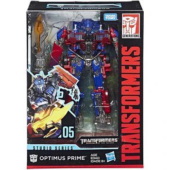 Originalus Hasbro Transformers Studija Serijos 05 Voyager Klasės Filmas 2 Optimus Prime žaislai vaikams su dėžute
