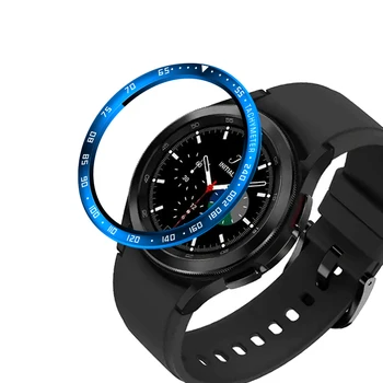 Aliuminio Lydinys Žiūrėti Bezel Žiedas Stilius Dangtelis Skirtas Samsung galaxy watch4 klasikinis 46MM Apsaugos Žiedas Smart Žiūrėti Priedą Nauja