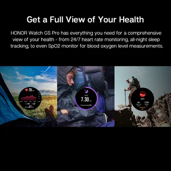 Garbės Žiūrėti GS Pro Pasaulinė Versija Smart Watch 25 Dieną Baterijos veikimo laikas 24/7 Širdies ritmo SpO2 Stebėti Miego Stebėjimo Smartwatch