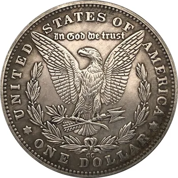 38MM 1880 Amerikos Morgan Klajojo Monetos Progines Kolekcines Monetos Dovana Pasisekė Iššūkis Monetos