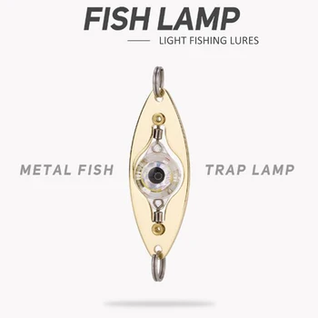 Žvejybos Masalas Šviesos diodų (LED) Giliai Lašas po vandeniu Akių Forma Žvejybos Šviesos Atraktorius Žvejybos Masalas Šviesos Masalą privilioti Žuvis