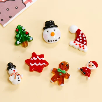 Sniego, Kalėdų Senelis, Kalėdų Eglutė Meduoliai su imbiero priedais Vyras Stiklo Karoliukai 